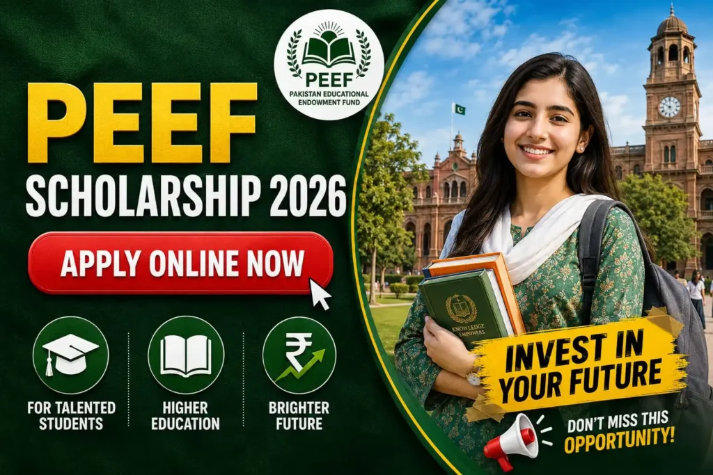 PEEF Scholarship 2026 – Last Chance – Apply Now