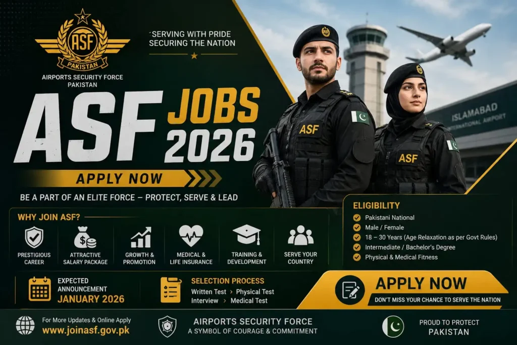 ASF Jobs 2026 – Dont Miss Out – Apply Now