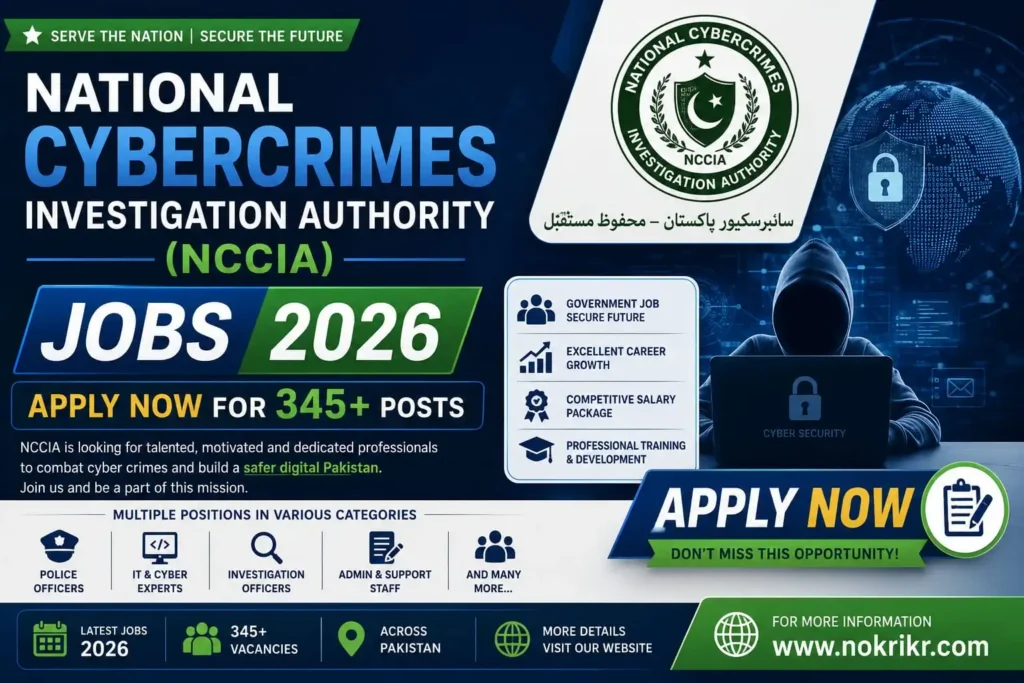 NCCIA Jobs 2026 – Turn Your Passion To A Secure Digital Pakistan – Apply Now