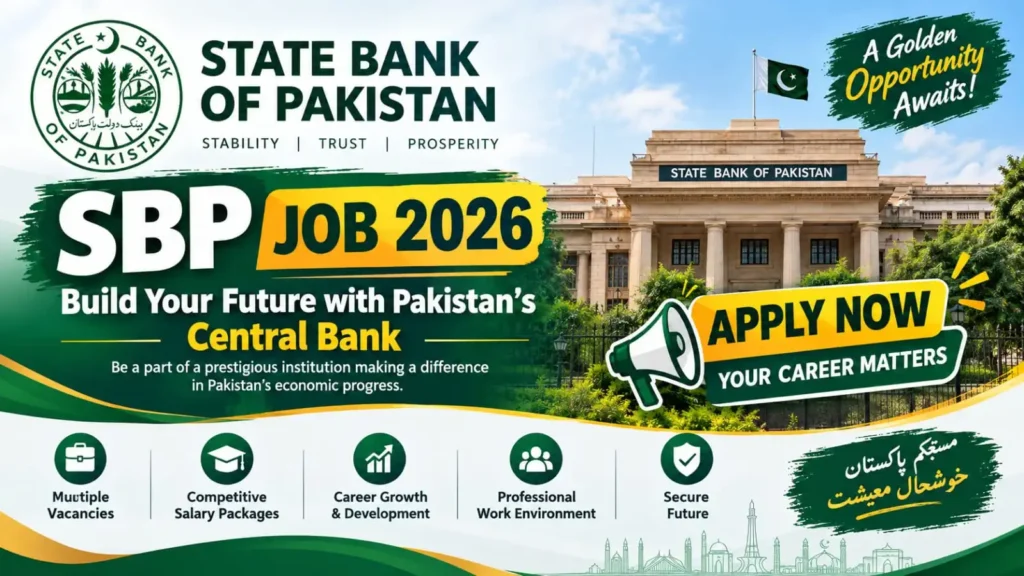 SBP Jobs 2026 – Secure Your Job At State Bank of Pakistan – Apply Now