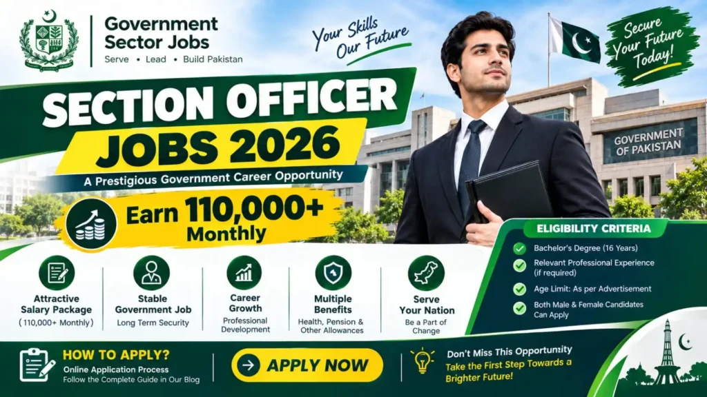 Section Officer Jobs 2026: Secure Your Future, Earn 110000+ Monthly – Apply Online
