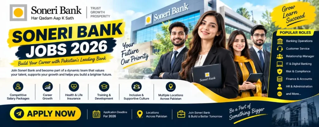 Soneri Bank Jobs 2026 – Apply Now for the Latest Openings