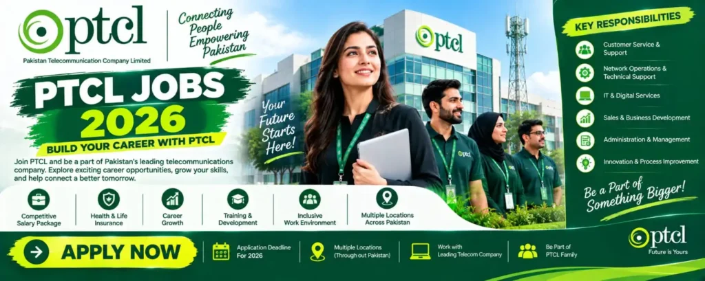 PTCL Jobs 2026 – Apply Now