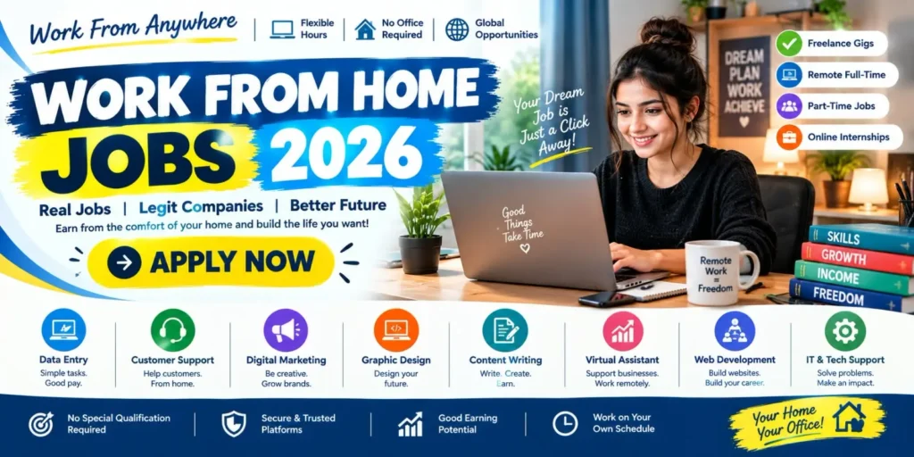 Work From Home Jobs 2026 – Apply Now: Complete Career Guide